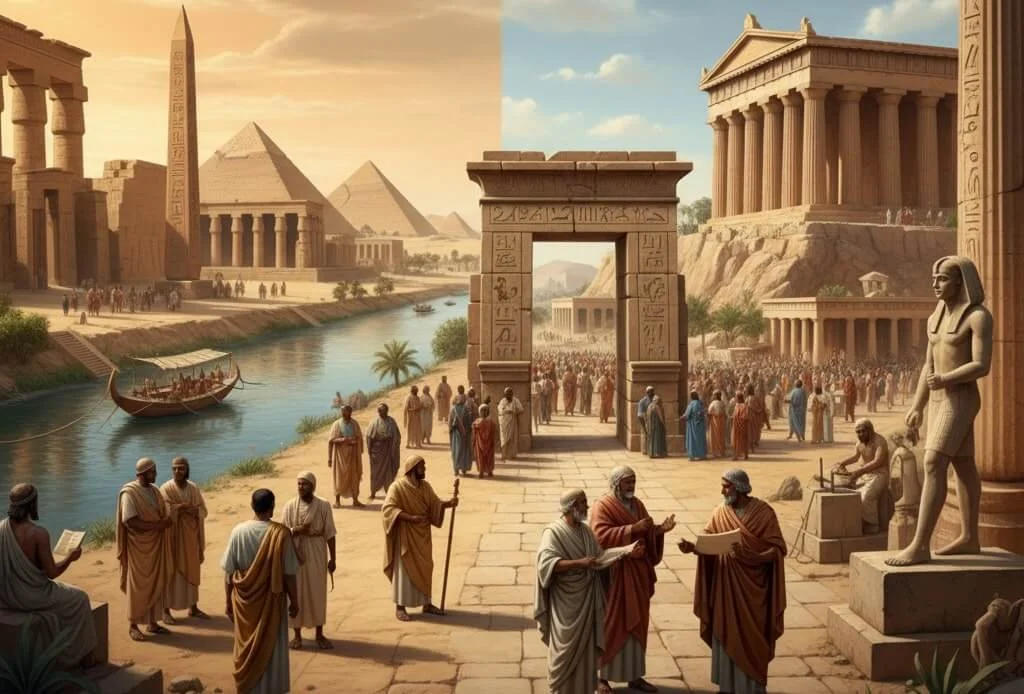 Egyptian influence on Greek civilization